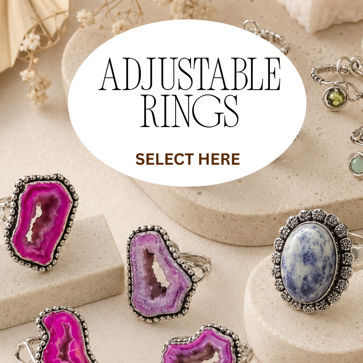 Free Size/Adjustable Rings