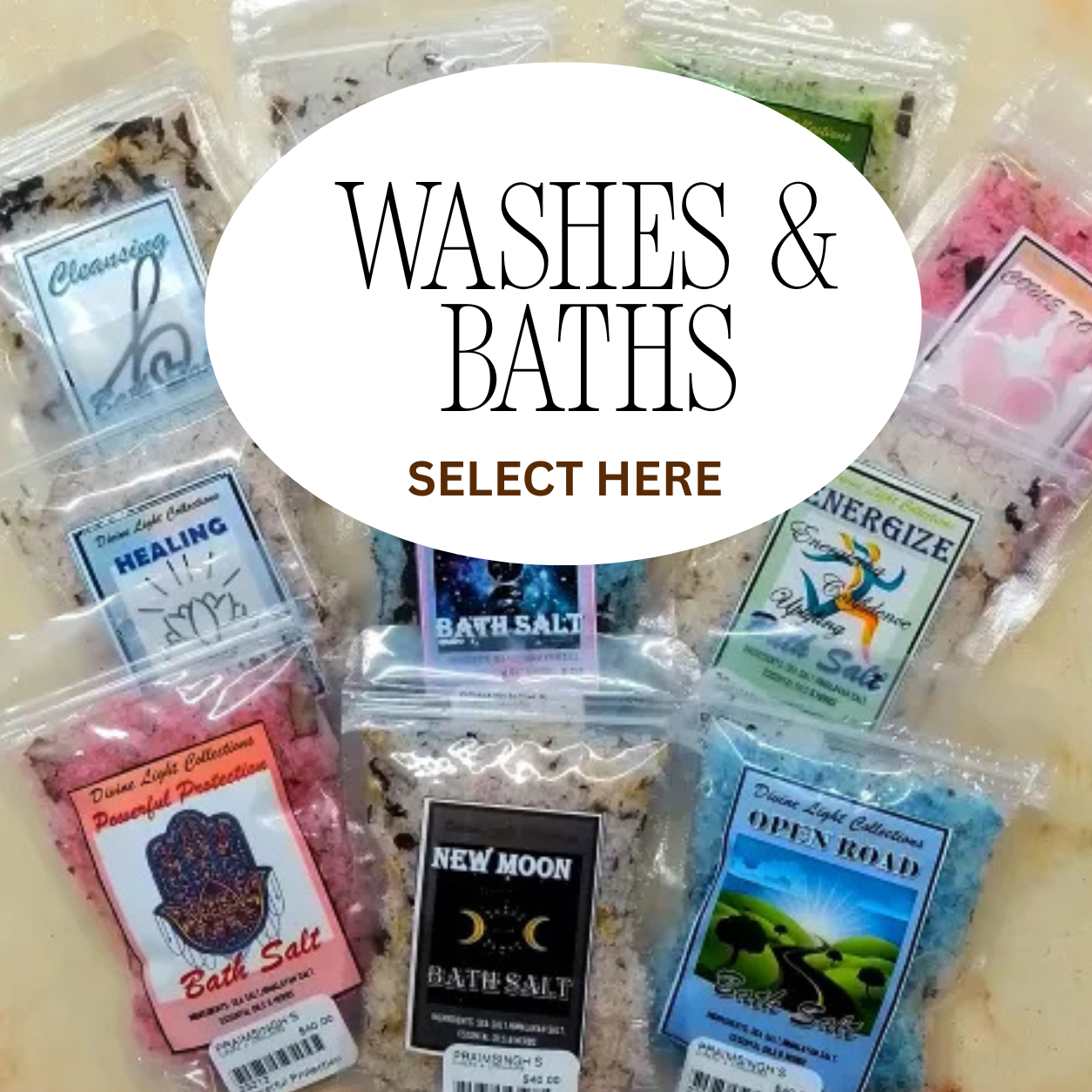 Washes, Salts, Baths