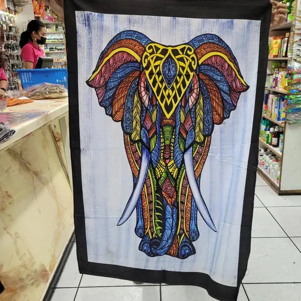 Click For More Options Elephant And Butterfly Tapestry
