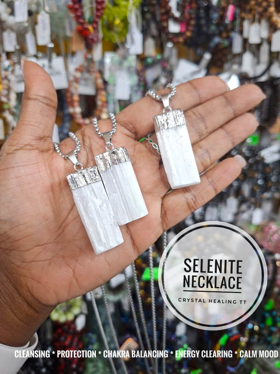 Selenite Necklace