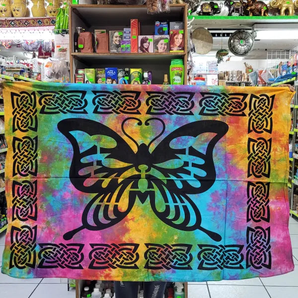 Click For More Options Elephant And Butterfly Tapestry