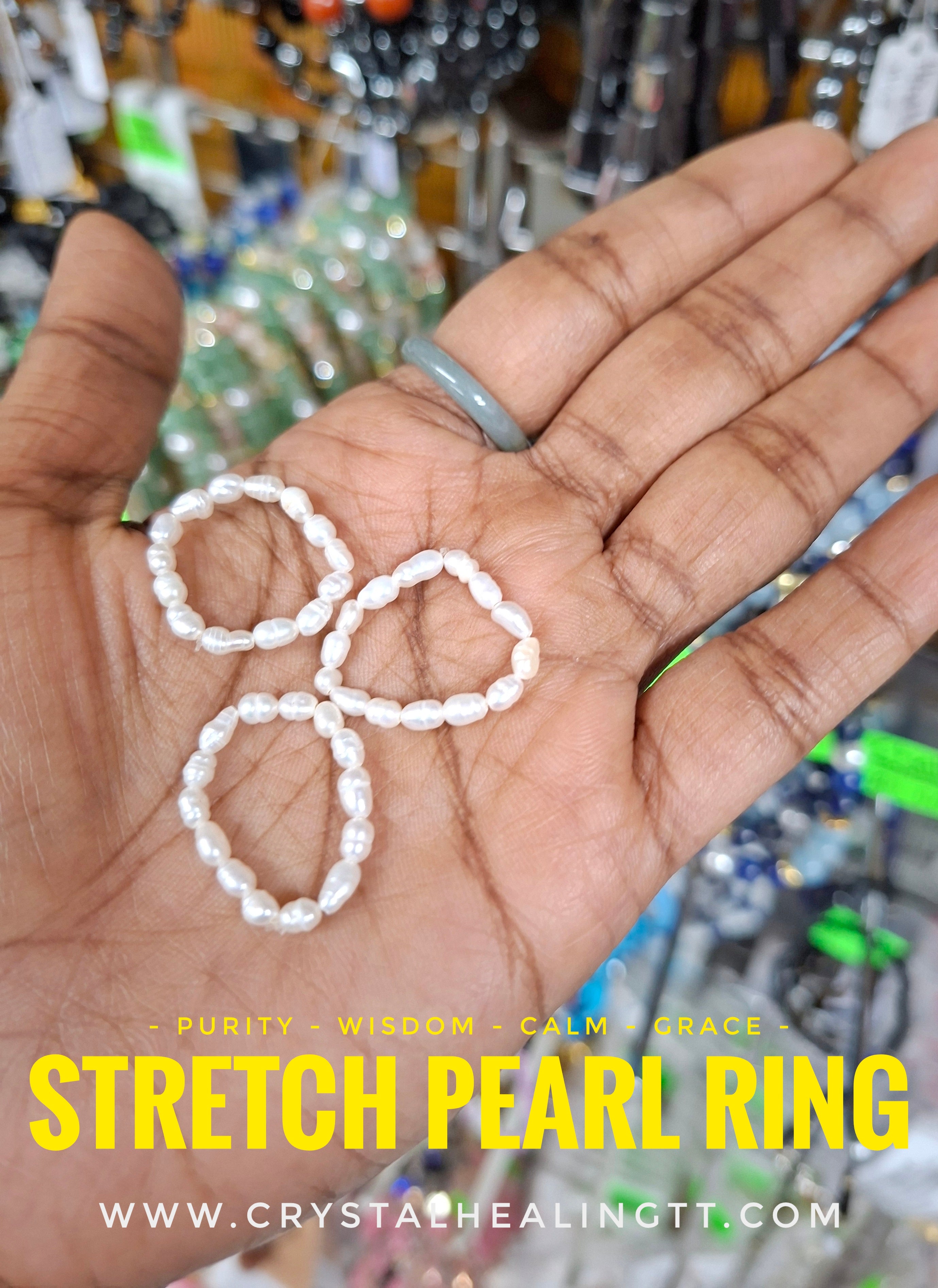 Stretch Pearl Ring