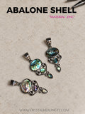 Abalone Shell Pendant- Zinc