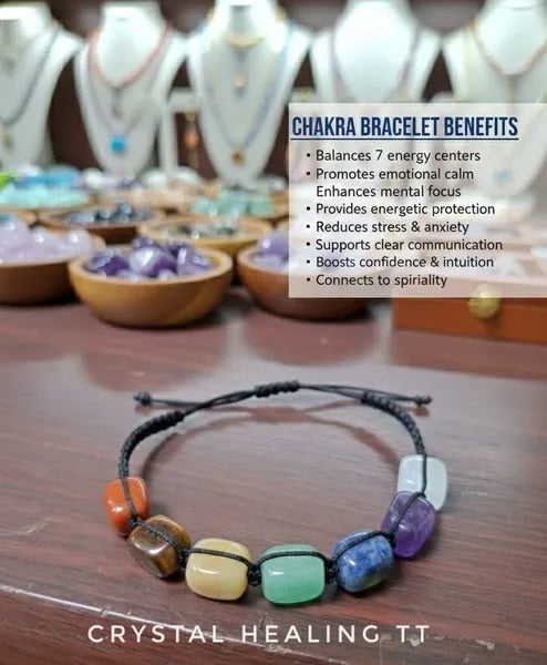 Adjustable Chakra Bracelet