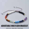 Adjustable Multi-Gem Bracelet