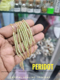 Adjustable Peridot Bracelets/Anklet