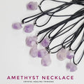 Amethsyt Necklace - 10 Inches