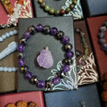 Amethyst and Hematite Set