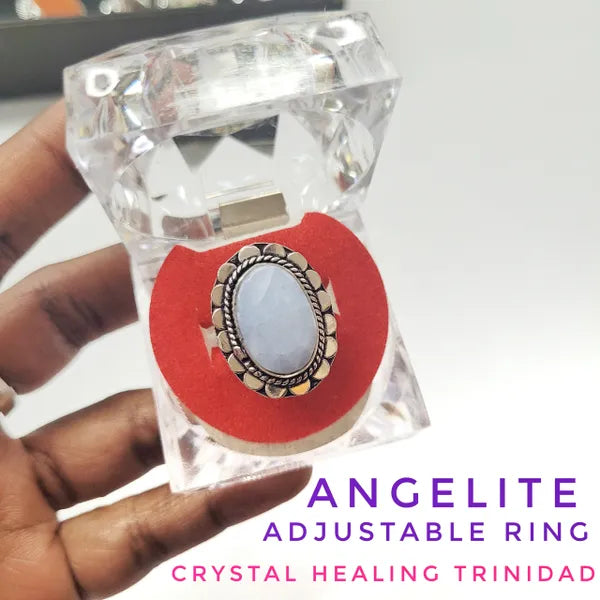 Angelite-Adjustable Ring