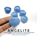 Angelite Heart Tumble Stone