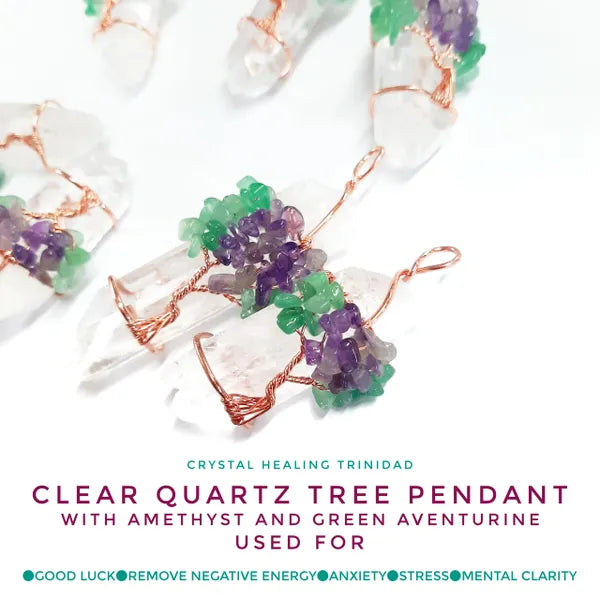 App 3.5 Inches Large Clear Quartz Pendants