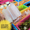 Aura Rose Quartz Towers