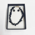 Black Onyx Bracelet And Earring Set