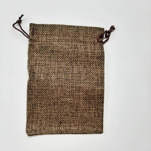 Brown Burlap Bag (mala/gift bag)