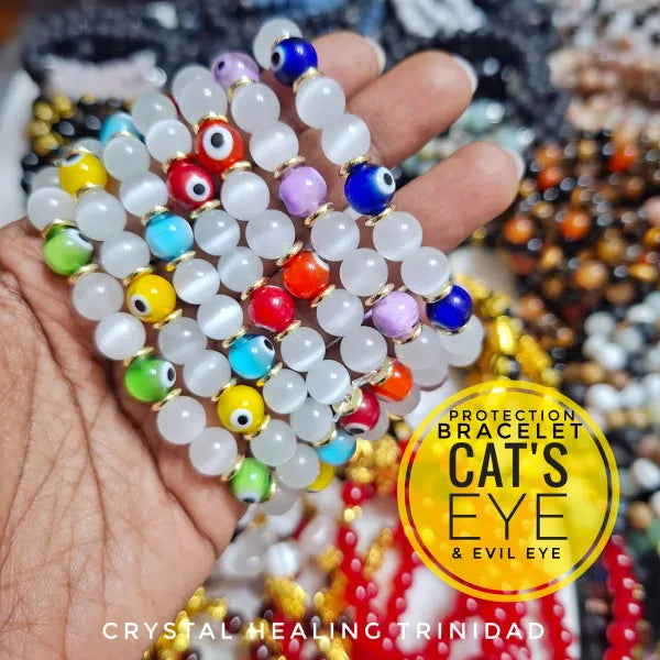 Cat's Eye & Protection From The Evil Eye Bracelets