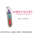 Chakra Amethyst Pendant