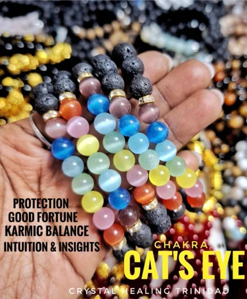 Chakra Cat' Eye Bracelet