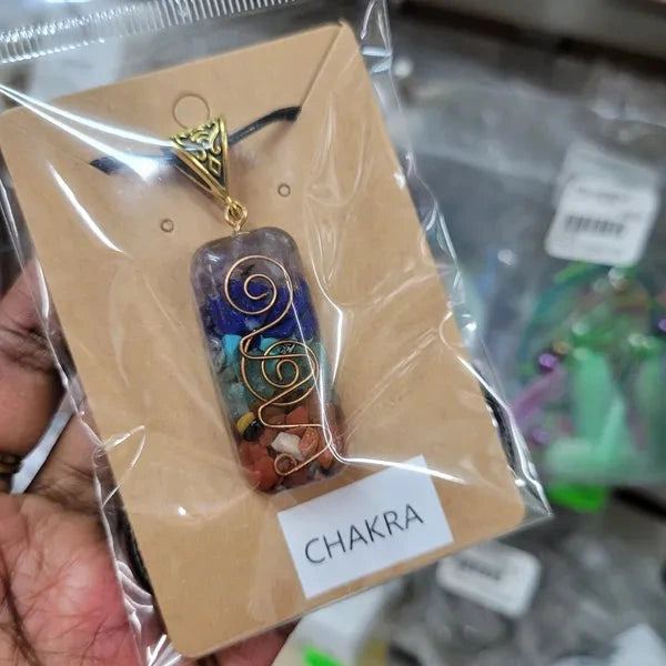 Chakra Necklace -Orgonite