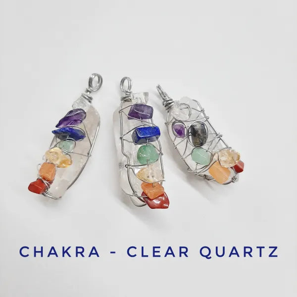 Clear Quartz Chakra Pendant
