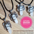 Clear Quartz Dragon Necklace