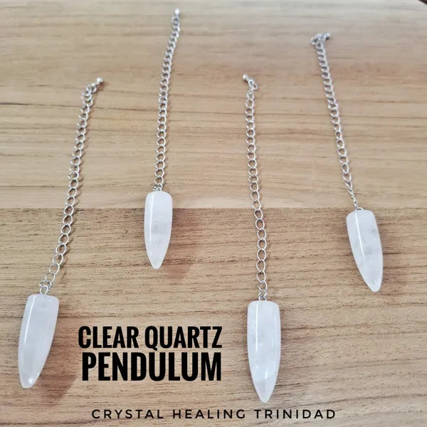 Clear Quartz Pendulum