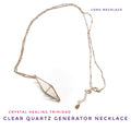 Cleat Quartz Generator - Long Necklace