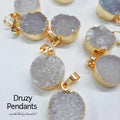 Druzy Agate Pendants