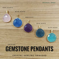 Faceted Gemstone Pendants