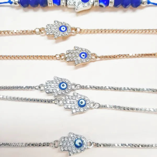 Free size metal Evil Eye