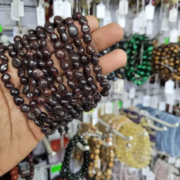 Garnet Gem Bracelet