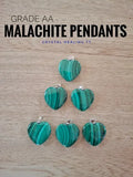 Grade AA Malachite Pendants