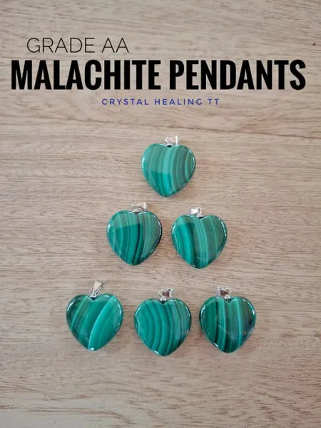 Grade AA Malachite Pendants