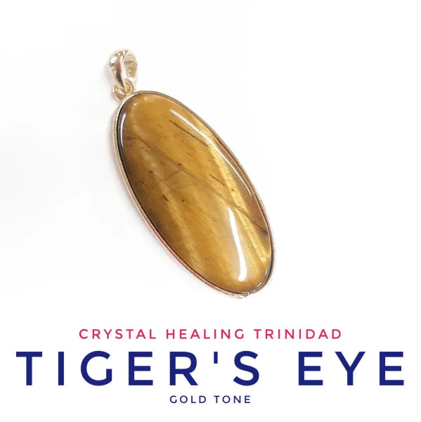 Large Tiger's Eye Pendant -2 inches long x 3/4