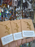 Lotus, Om & Unalome Necklace