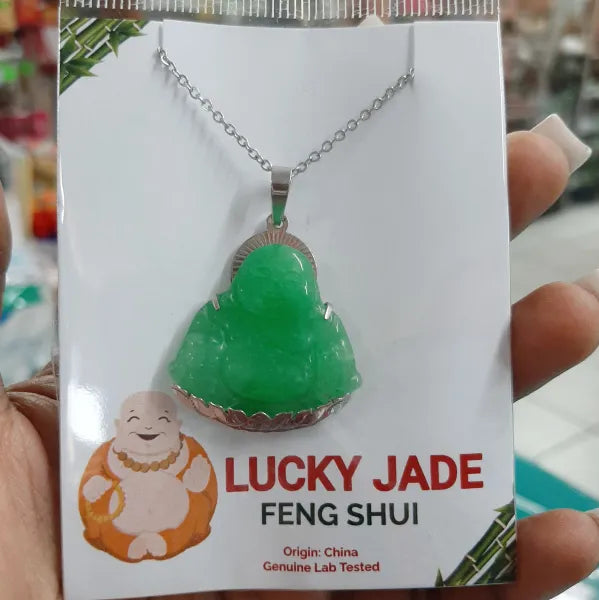 Lucky Jade Feng Shui Necklace