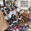 Opalite With Hematite Stretch Bracelet