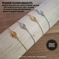 Peacock Feather Bracelets