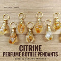 Citrine Oil/Perfume Bottle Pendant