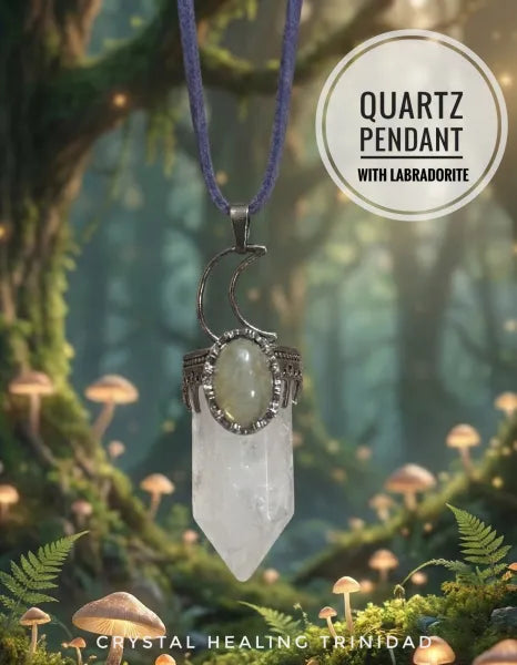 Quartz With Labradorite