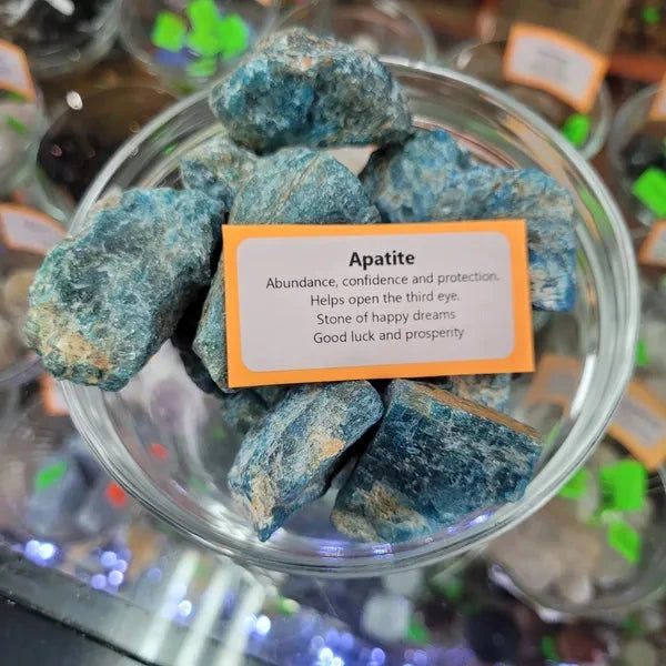 Raw Apatite Chunks - App 1.5 inches