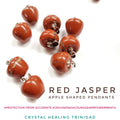 Red Jasper Apple Shaped Pendant