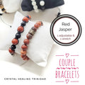 Red Jasper Couple's Bracelets