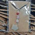 Red coral and agate