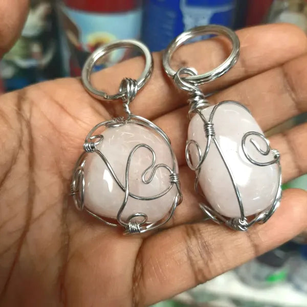 Rose Quartz Key Holder
