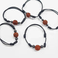 Rudraksha And Hematite Bracelet