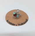 Rudraksha & Turquase -Free Size - Stainless Steel