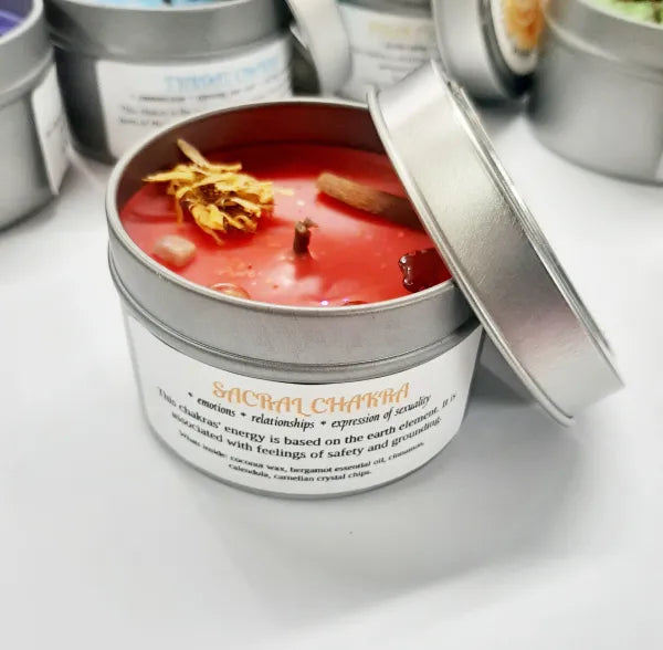 Sacral Chakra Soy Candle
