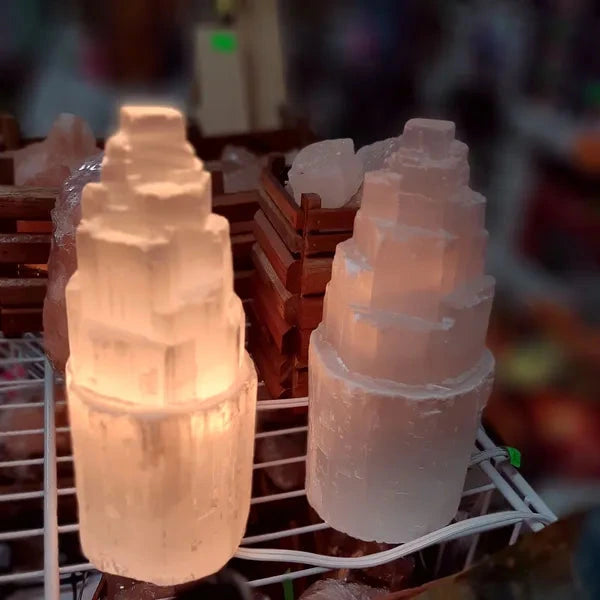 Selenite Lamp