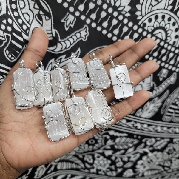 Selenite Pendant
