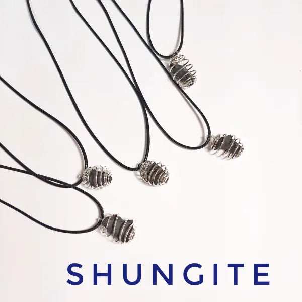 Shungite Necklace - small raw specimen